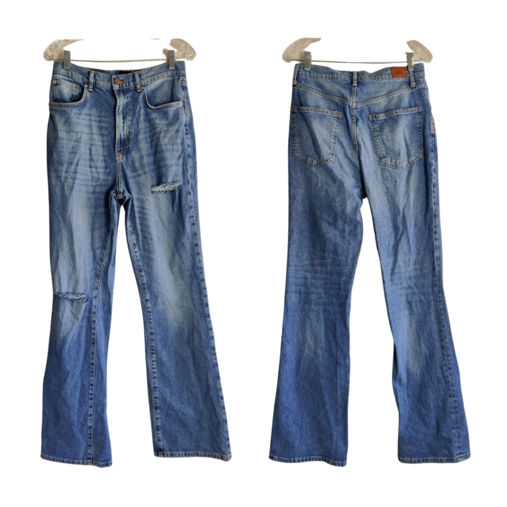 UO BDG Stretch High Rise Flare Jeans